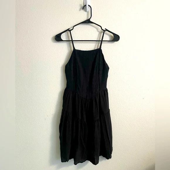 wild fable | Dresses | Wild Fable Corset Top Fitandflare Little Black Dress  | Poshmark